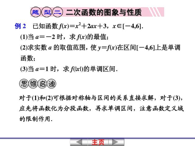 高中数学关于二次函数的问题，其解析式一般有3种形式