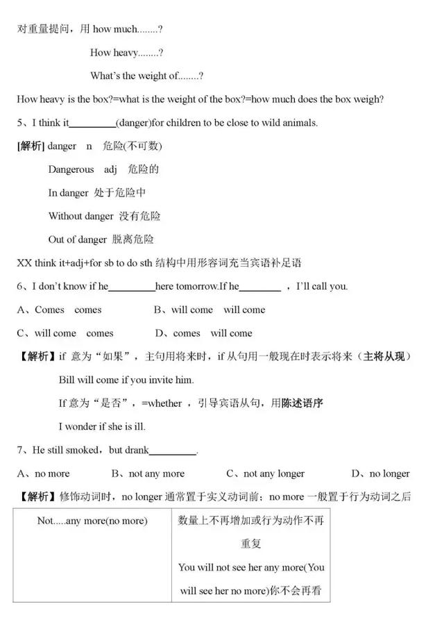 人教版初二英语上册第五单元语法讲解