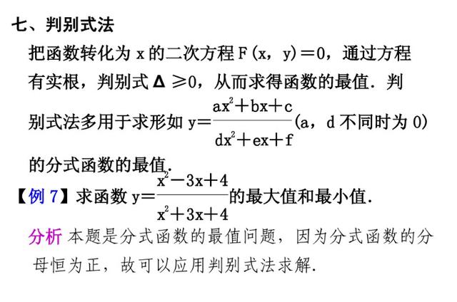 求函数最值问题常用的10种方法，高考填空、大题每年都会遇到！