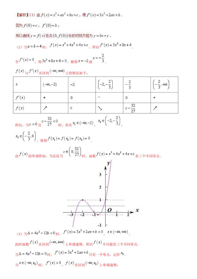 高考数学函数问题中的零点问题处理方法