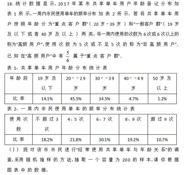 2018年高考理科数学押题卷，Ⅱ卷，考前必刷题