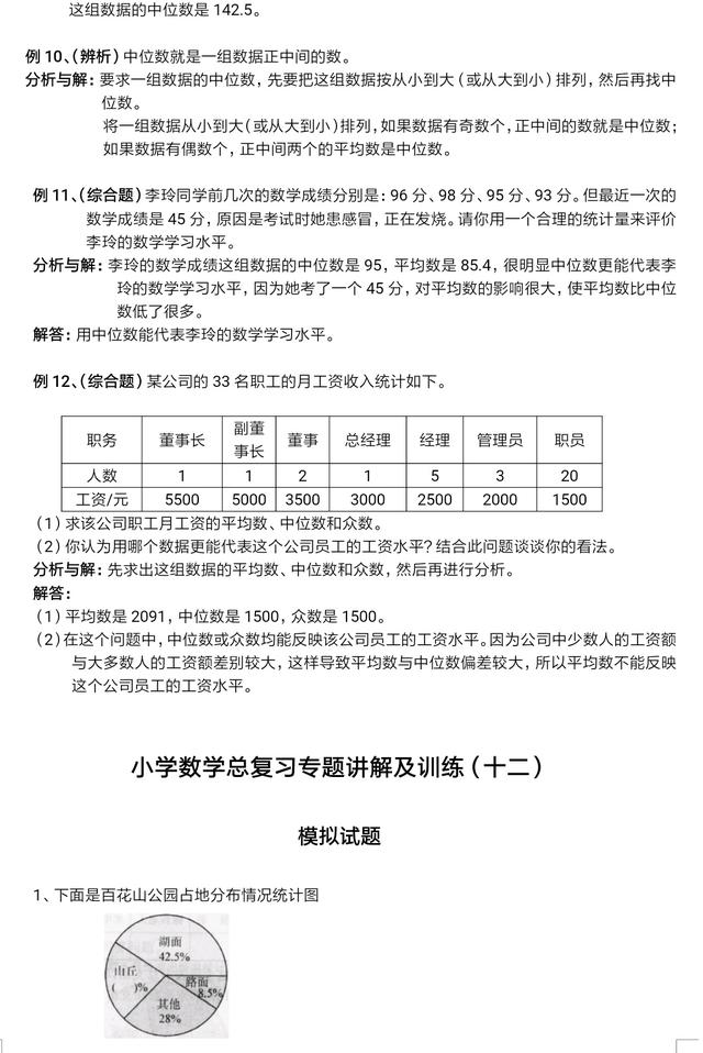 最后一期小升初数学专项复习，这期是毕业考试必考题，不能丢1分