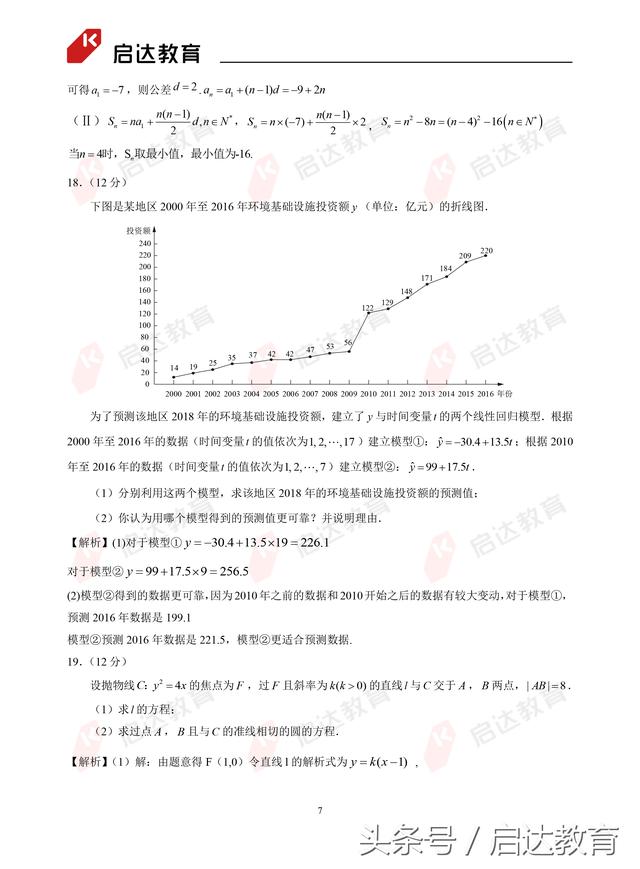 2018高考数学理科全国I卷、II卷、文科全国I卷真题答案最新出炉！