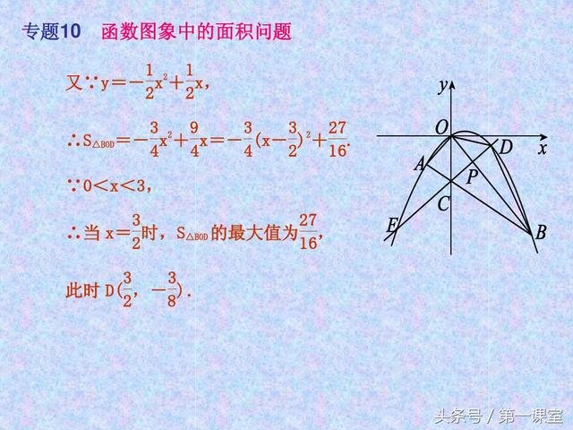 平面直角坐标系中的面积问题，是中考数学常考的压轴题