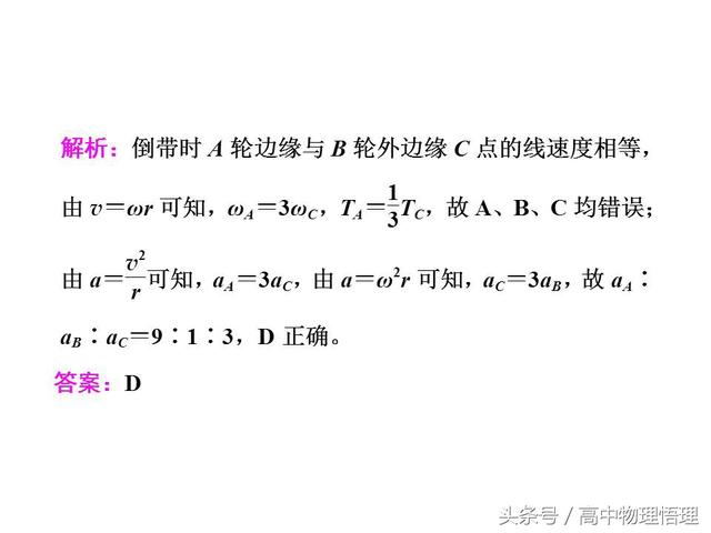 描述圆周运动的物理量