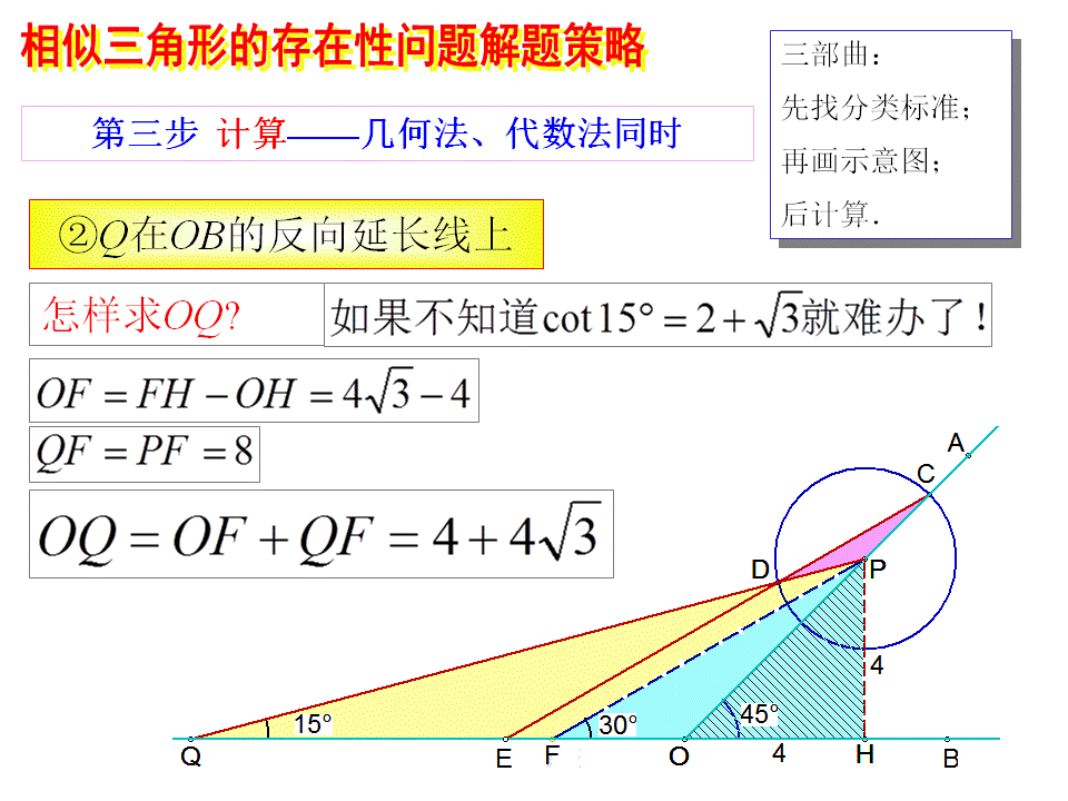 相似三角形的存在性问题解题策略（三部曲——统统都三步）