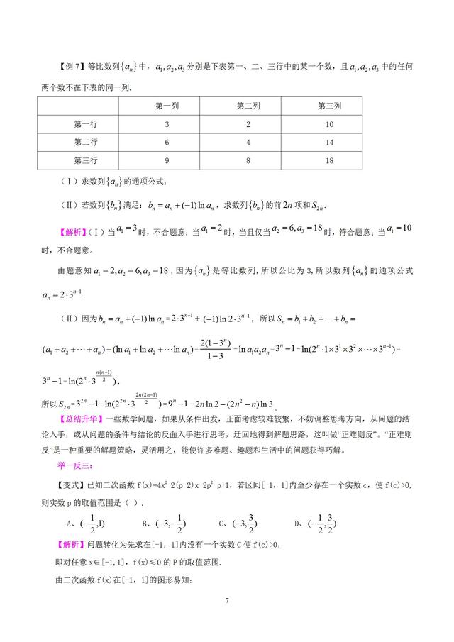 高中数学思想之转化与化归的思想（非常重要）