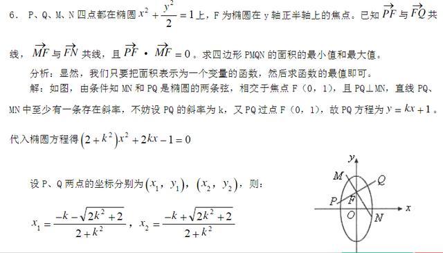 高考数学圆锥曲线最值6种题型！你掌握了几种？考前赶紧看看！