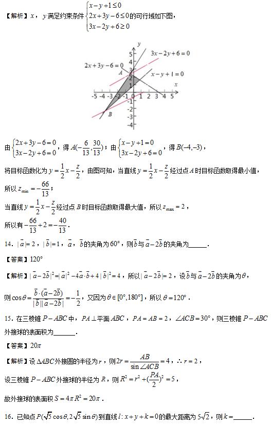 2019年普通高等学校招生全国统一考试泄露天机高考押题卷（一）