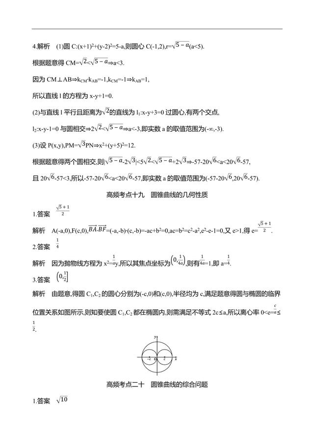 2019江苏数学复习——高频考点练透