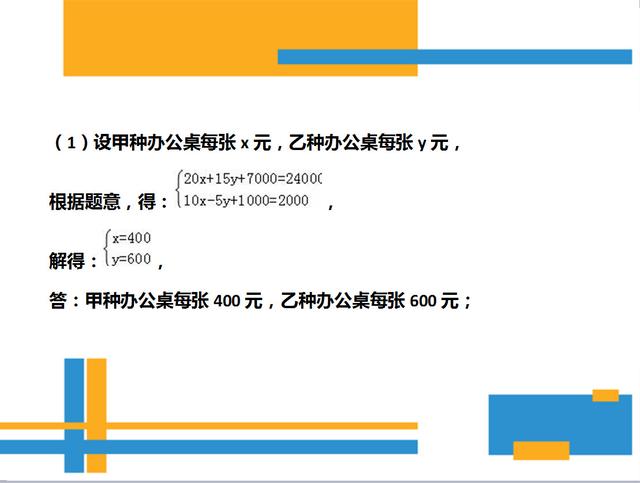 八年级下册方程不等式组函数综合应用题，教你拿到全分