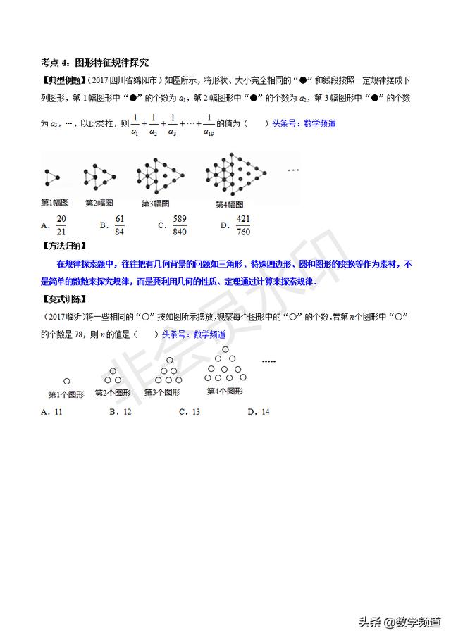 初中数学15个专题-（二）规律性探究问题