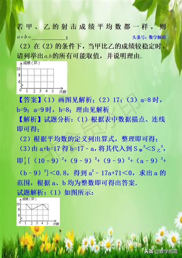 初中数学-黄金知识点-（十七）数据与统计初步