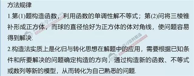 10种方法+30道经典题，让你高考数学「选择/填空」快速拿满分！