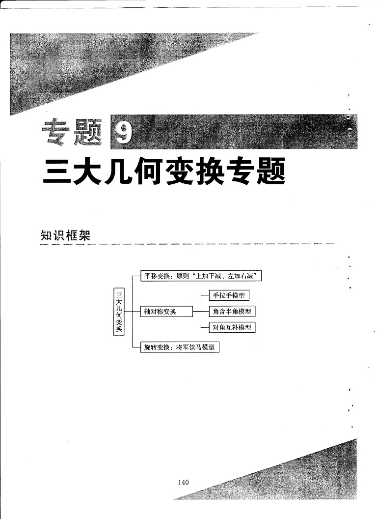 初中数学易错题常考题解题模型-三大几何变换专题