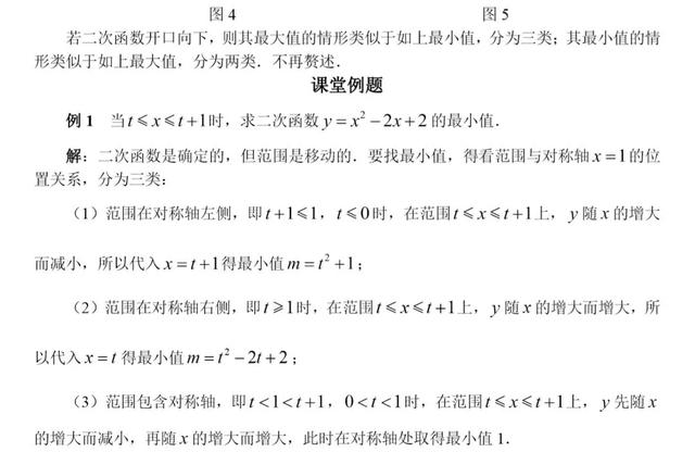 初高中数学衔接专题教程（14）——二次函数的动态最值问题