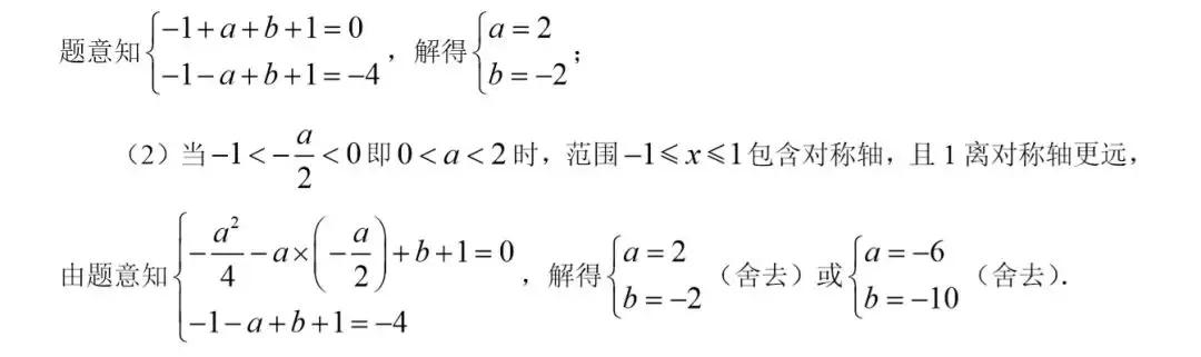 初高中数学衔接专题教程（14）——二次函数的动态最值问题