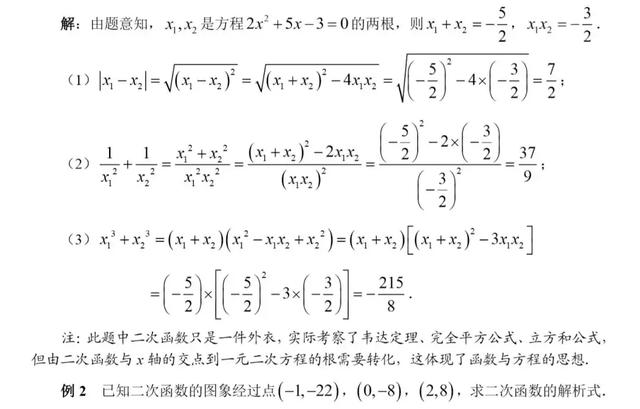 初高中数学衔接专题教程（12）——二次函数的基本知识