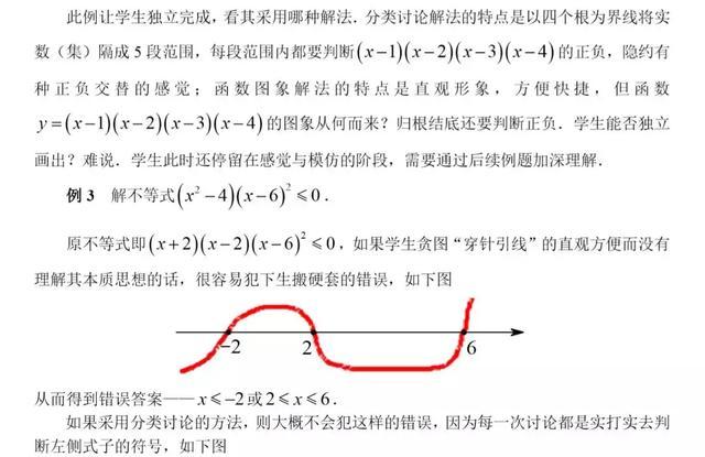 初高中数学衔接专题教程（7）——高次不等式的解法