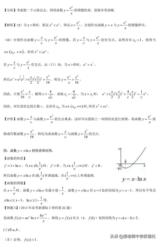 高中数学有关超越函数的解题策略