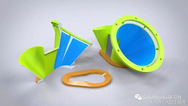 SolidWorks练习题：3D08_H07