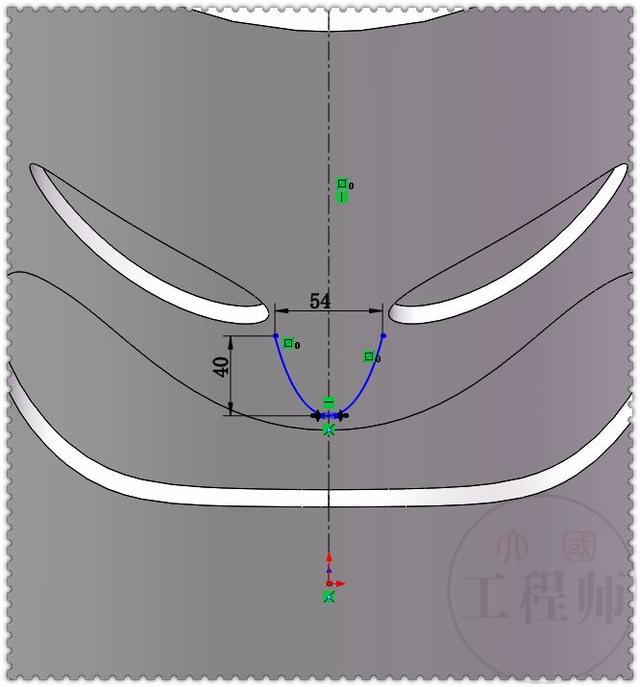 用SolidWorks画一个大嘴凳，这个图还是有些难度的