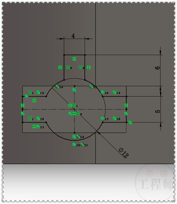 SolidWorks建模练习题：3D08_H05