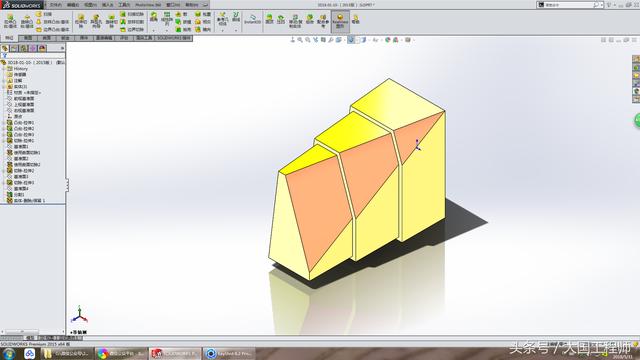 用SolidWorks画3D建模练习题：3D08_H01