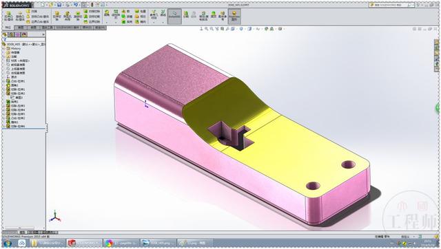 SolidWorks建模练习题：3D08_H05