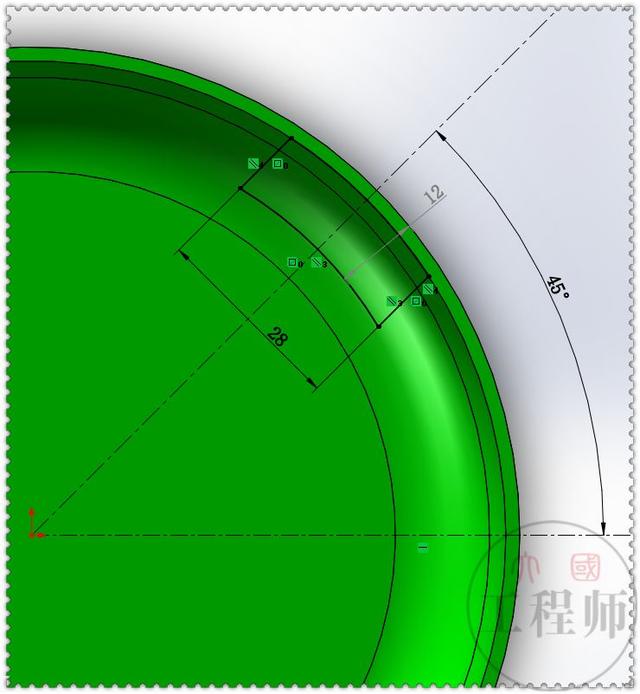 3D建模练习题，用SolidWorks画的端盖零件