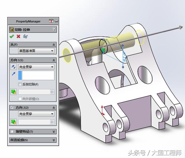 SolidWorks练习题：3D08_H06