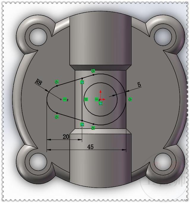 用SW画的3D图形，具体操作很容易，清晰的建模方法才是主要的