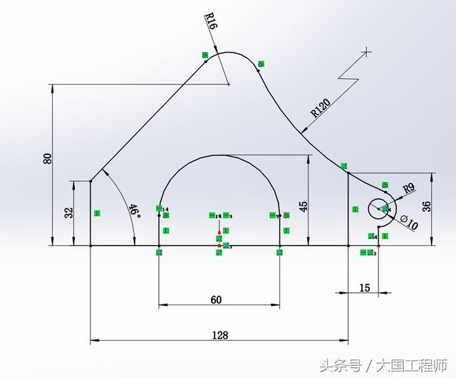 SolidWorks练习题：3D08_H06