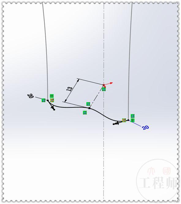 SolidWorks曲面画的鸢尾图形，这个图有点难，初学者估计画不出来