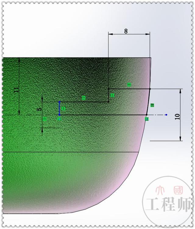 3D建模练习题，用SolidWorks画的端盖零件