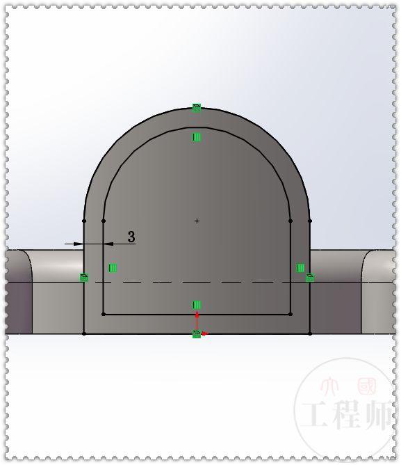 用SW画的3D图形，具体操作很容易，清晰的建模方法才是主要的