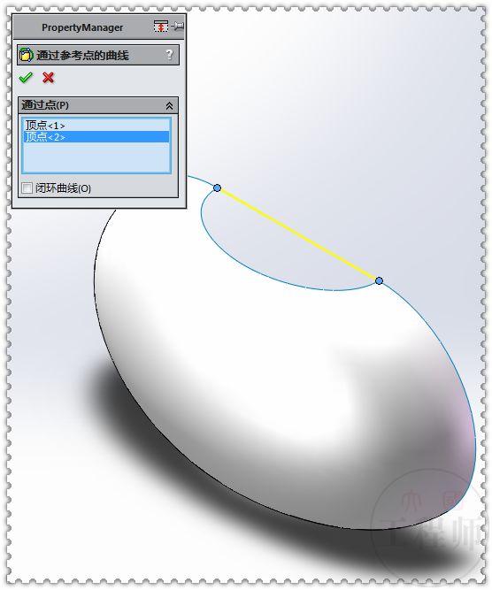 SolidWorks曲面画的鸢尾图形，这个图有点难，初学者估计画不出来