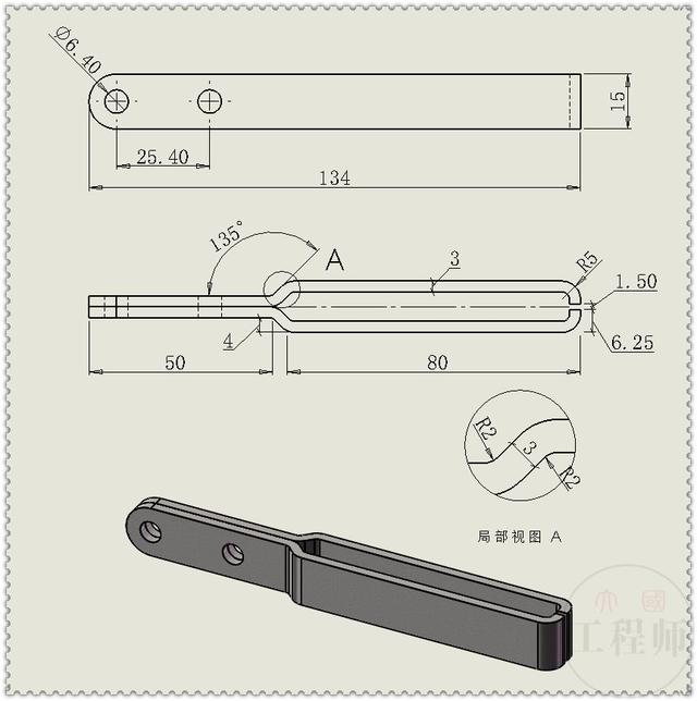 用SolidWorks设计的垂直式快速夹具，这个工具还是很常见的