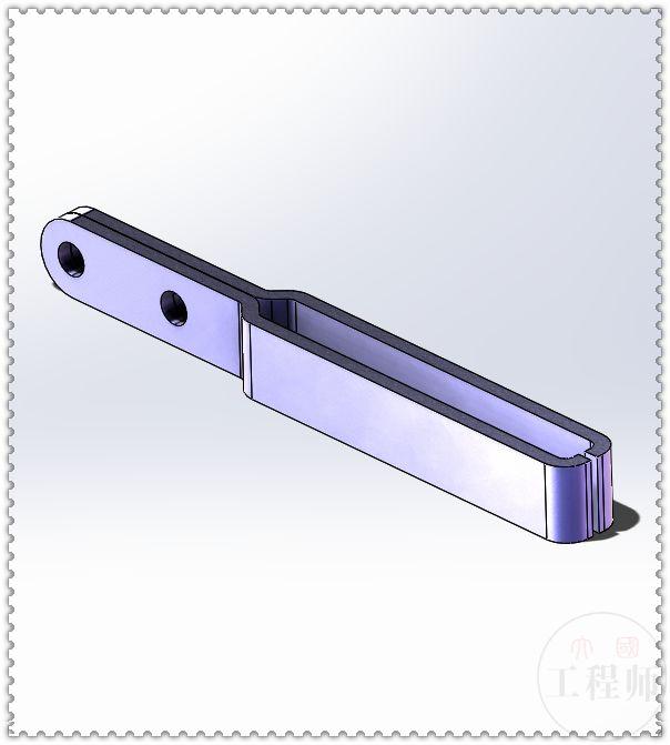 用SolidWorks设计的垂直式快速夹具，这个工具还是很常见的