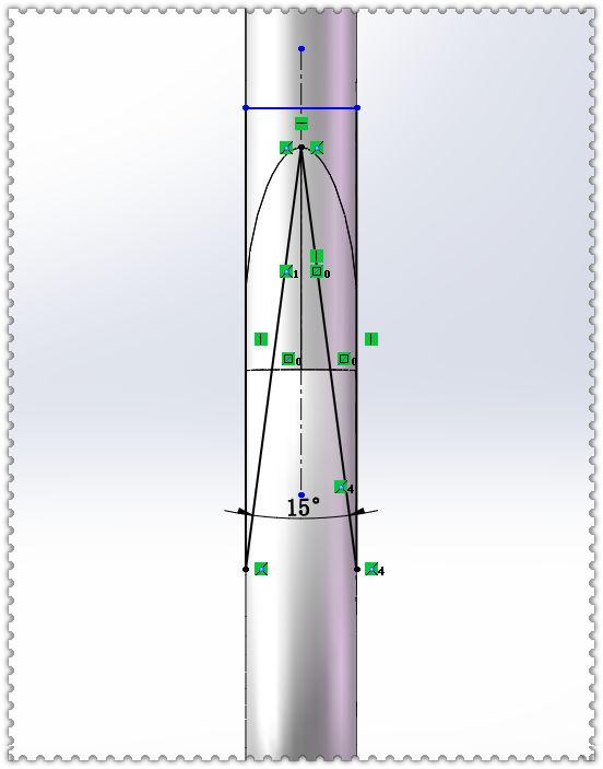 用SolidWorks画一个鱼钩，此图的难度系数几乎为零