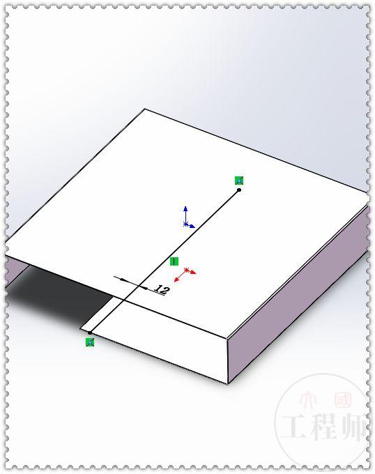 用SolidWorks钣金画的金属外壳，过程中要用到成型工具和特征库