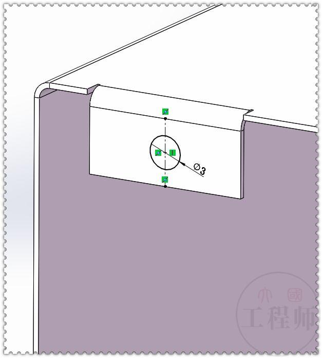 用SolidWorks钣金画的金属外壳，过程中要用到成型工具和特征库