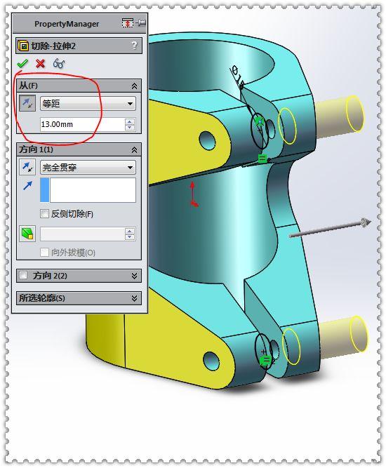 用SolidWorks建模的管件，对于经常画图的人来说，此图一点都不难