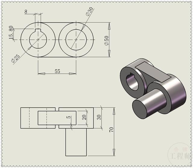 用SolidWorks设计的往复式的齿轮运动机构，要用到多个子装配体