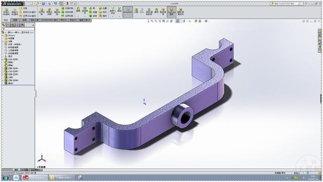 用SolidWorks设计的往复式的齿轮运动机构，要用到多个子装配体