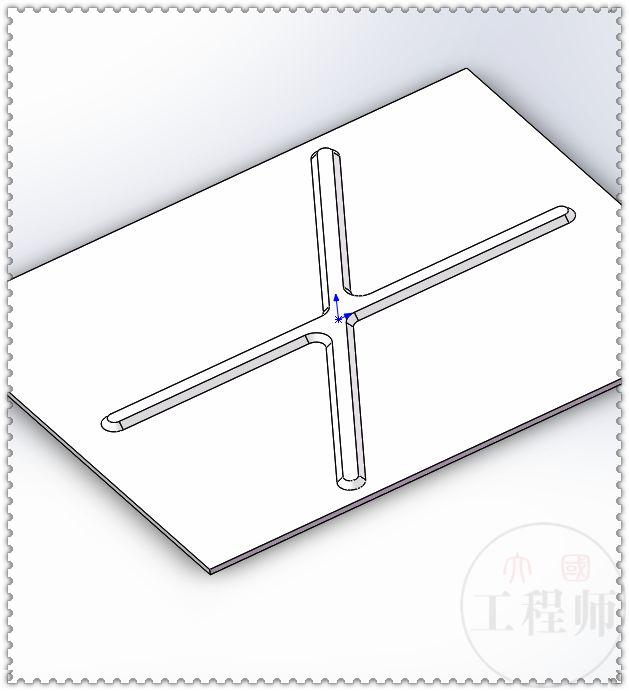 用SolidWorks钣金画的金属外壳，过程中要用到成型工具和特征库