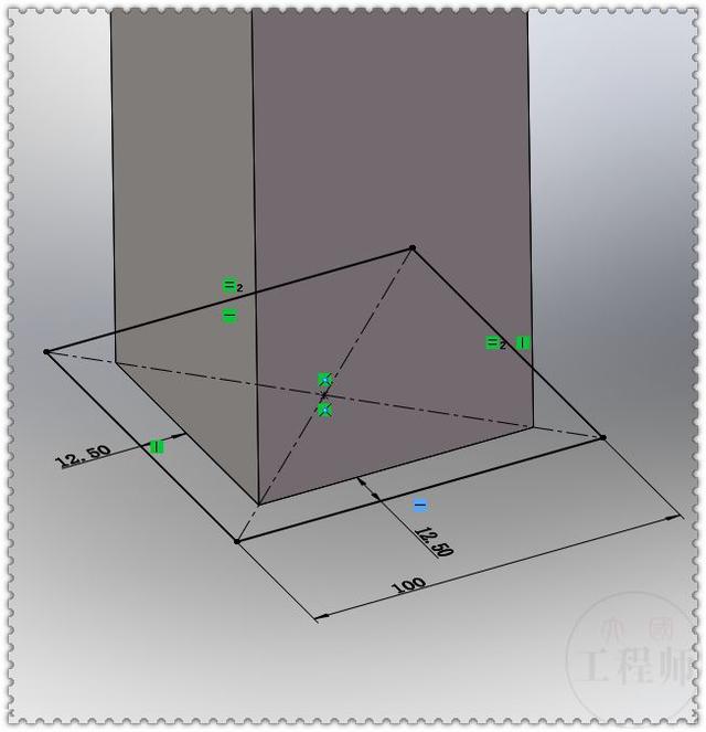 用SolidWorks焊件模块绘制的支撑钢架，这个的模型的草图好画多了