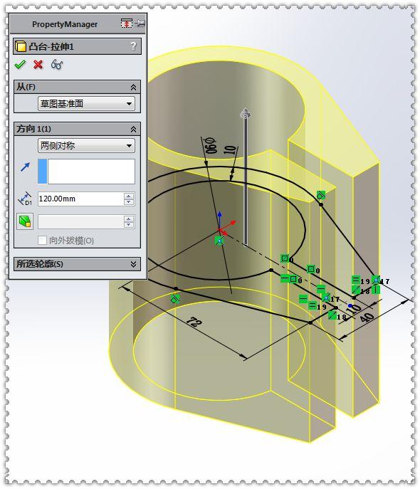 用SolidWorks建模的管件，对于经常画图的人来说，此图一点都不难