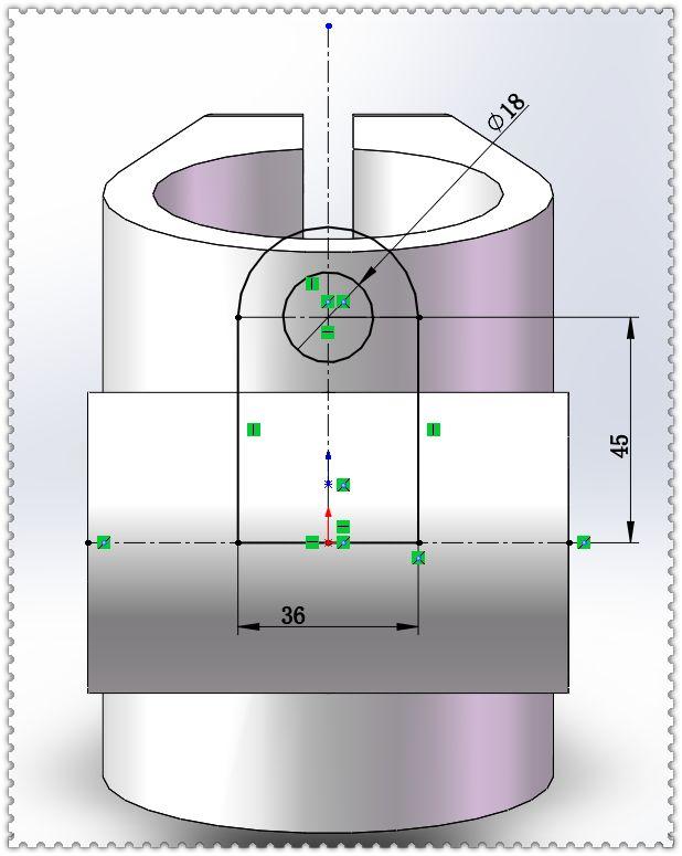 用SolidWorks建模的管件，对于经常画图的人来说，此图一点都不难