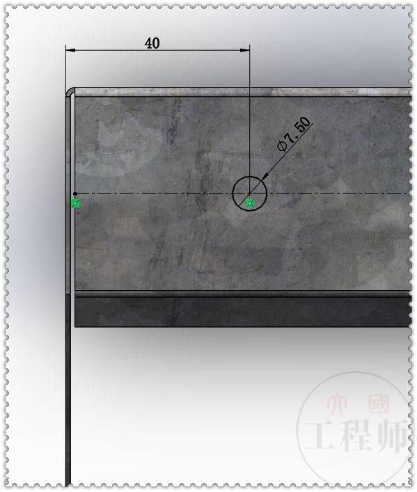 用SolidWorks设计的墙上出、入通风口，此图用钣金模块建模